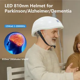 Lh280-a-zjzk-1137 Zjzk 810nm Nir Light Treatment Stroke Photobiomodulation Brain Helmet For Parkinsons