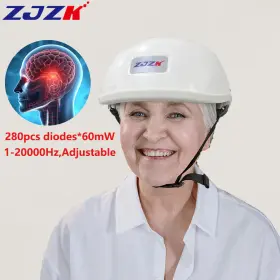 Lh280-a-zjzk-12111 Zjzk Pbm Brain Stimulation Therapy Helmet 810nm Near Infrared Light For Parkinson Tbi