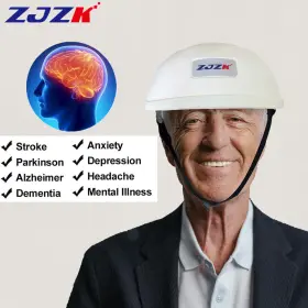 Lh280-a-zjzk-12114 Zjzk Brain Therapy Helmet 810nm Transcranial Stimulation Cap For Parkinson Alzheimer