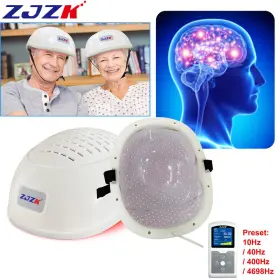 Lh280-a-zjzk-1224 Zjzk 1-20000hz Pbm Brain Helmet For Parkinsons Stroke Migraine 810nm Nir Light Device