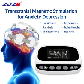 Usjlc01-0412 Zjzk Tms Therapy For Anxiety Insomnia Autism Transcranial Magnetic Stimulation Device