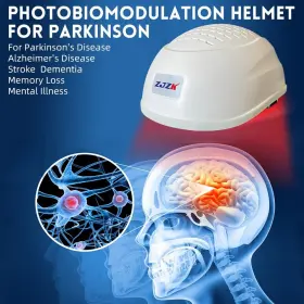 Uslh280-b-03212 Zjzk 1070nm Pbm Brain Helmet Near Infrared Light Therapy For Autism Mental Illness