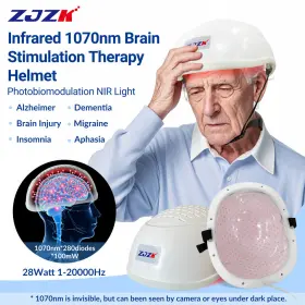 Uslh280-b0606 Zjzk Brain Wave Helmet 1070nm Near Infrared Light Neuromodulation For Depression Tbi