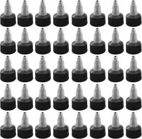 1774-sbrc-40 Zqiy 40pcs Replacement Cap For Conical Squeeze Bottle 24/420mm Tip Plastic Ide