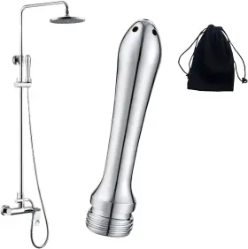 Zqzxd 445040752770 5 Holes Aluminum New Nozzle Clean Shower Head Cleaner Flushing Cleansi