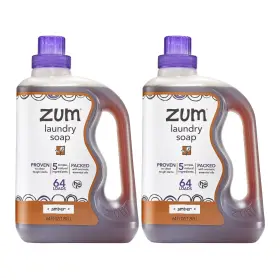 37301 Zum Liquid Laundry Soap 64 Fl Oz Pack Of 2 Indigo Wild Clean Plant-based Baking