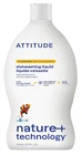 Attitude Soap, Ewg Verified, Plant-based & Vegan Dishwashing Liquid, Natura New. Price: $10.99.