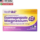 HEALTHA2Z Esomeprazole Magnesium 20MG Delayed-release 42 Count Heartburn From Us New. Price: $14.88.