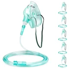 5 Pack Oxygen Mask With 6.6' Tubing And Adjustable Elastic Strap - Pediatric New. Price: $16.50.