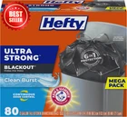 80 Ct Ultra Strong 13 Gal Tall Kitchen Trash Bags Drawstring Scent Black Us New. Price: $27.99.