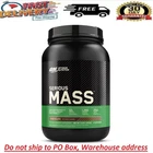 Optimum Nutrition Serious Mass, Chocolate, Weight Gainer Protein Powder New. Price: $35.97.