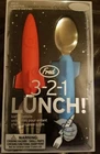 Fred 3-2-1 Lunch Kids' Rocket Utensils Piece Silicone Set New. Price: $14.99.