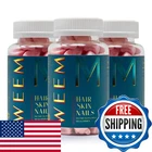 Weem Hair Skin And Nails Gummies - Supports Healthy Vegan Biotin New. Price: $164.94.