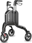 Soundfuse 3 Wheel Walkers For Seniors, Lightweight Foldable Aluminum Rollator New. Price: $120.00.