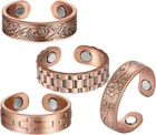 Biomag Magnetic Rings, Pure Copper For Women, Adjustable Fingers Thumb New. Price: $28.65.