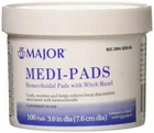 Medi-pads 100CT Major New. Price: $7.07.