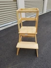 Sdadi Natual Wood Kids Step Stool Mothers Helper Adjustable Height Open. Price: $45.00.