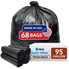 Reli. 95 Gallon Trash Bags Heavy Duty 68 Super Sizeable New. Price: $71.49.