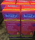 Children's Benadryl Allergy Plus Congestion Grape 4 Boxes Exp 1/26 New. Price: $24.99.