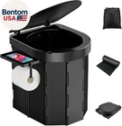 Portable Foldable Toilet For Adults With Detachable Phone Shelf And Paper Holder New. Price: $45.86.
