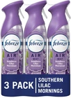 Febreze Air Mist Freshener Spray Southern Lilac Mornings Scent 8.8OZ 3 Count New. Price: $21.50.