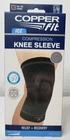 Copper Fit Ice Knee Compression Sleeve Infused Menthol S/m 12 -16 (black ) New. Price: $15.98.