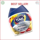 Tums Chewy Bites Chewable Antacid Tablets With Gas Relief, Lemon & Strawberry - New. Price: $10.58.