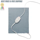 Sunbeam Heating Pad With Controller And 3 Settings, 12" X 15" Blue Frost New. Price: $14.83.