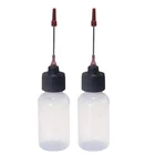 Liberty Products 2-1OZ Plastic Squeeze Bottles 1.5" Ounces, Stainless New. Price: $12.29.