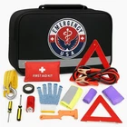 Emergency Roadside Car Kit - First Aid, Jumper Cables, Tow Strap, Led Light, Saf New. Price: $38.69.