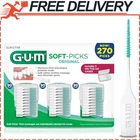 Gum Soft-picks Sunstar 270 3 Travel Cases Rubber Bristles Tooth New. Price: $24.49.