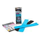 Pre-cut Kinesiology Tape: 3 Strips/package Shoulder Blue & Blac New. Price: $7.99.