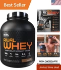 5LB Rival Whey Protein Powder Instantized Rich Chocolate Flavor, Gluten-free New. Price: $138.67.