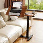 Overbed With Wheels, Pneumatic Height Adjustable Bedside Table,... New. Price: $179.43.