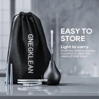 Black Silicone Enema Bulb Kit 7.6OZ Clean Anal Douche For Women With 19.7... New. Price: $25.19.