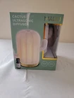 Mahli Cactus Ultrasonic Aroma Diffuser With Lavender Oil New In Box. Price: $19.99.