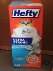 Hefty Ultra Strong Clean Burst 13 Gallon Tall Drawstring Trash Bags - 40 Ct. New. Price: $12.00.