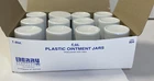 Berry #904, Oz White Plastic Ointment Jar W/ Flat Lid, 12 Pack New. Price: $16.95.