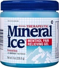 Mineral Ice Original Therapeutic Pain Relieving Gel Greaseless With Deepcold 8OZ New. Price: $13.39.
