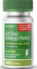 Cabinet: Cetirizine Hcl 10MG Allergy Non-drowsy Antihistamine For 24-HOUR 3/28 New. Price: $9.89.