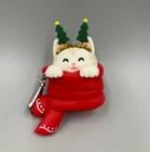 Bath & Body Works Holiday Kitty Cat Pop Up Pocketbac Holder Key Chain #6036D New. Price: $14.91.