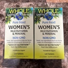 Lot Natural Factors Whole Earth&sea Pure Food Women's Multivit&mineral New. Price: $84.40.