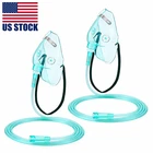 2PCS Mask With 6.6 Ft Tubing And Adjustable Elastic Strap, Adult New. Price: $11.99.