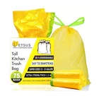 13 Gallon Biodegradable Trash Bags With Drawstrings, 75 Count P... Fast Usa Ship New. Price: $40.92.
