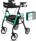 Cosydora HW-R402KD Rollator Walker With Seat, 15 Lb Lightweight 8" Wheels, Green New. Price: $109.00.