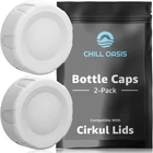 Chill Oasis Bottle Caps Compatible With Cirkul Lids 2-PACK Leakproof New. Price: $9.95.