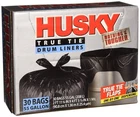 Husky HKK55030B True Tie 55-GALLON Drum Liners, 30-COUNT (pack Of 1) New. Price: $35.57.