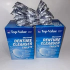 Top Value Effervescent Denture Cleanser 180 Tablets Brand New Plus Bonus. Price: $25.00.