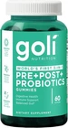 Goli Pre Postbiotic Gummies Worlds First 3-IN-1 Formula W/DE111 Probiotics New. Price: $51.14.