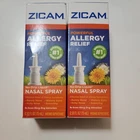 Zicam Powerful Allergy Relief No-drip Liquid Nasal Spray 0.5OZ X2 Exp 2027+ New. Price: $16.99.